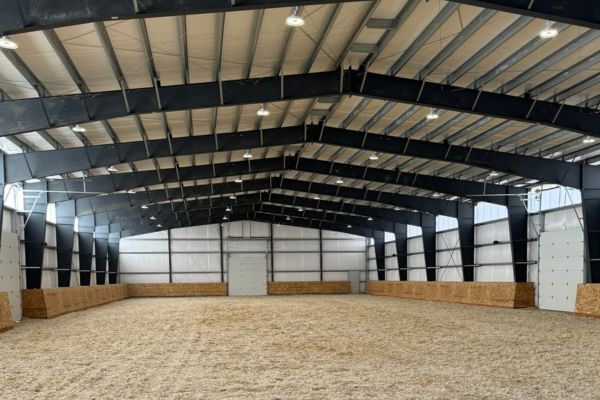 large indoor equestrian riding arenas for sale